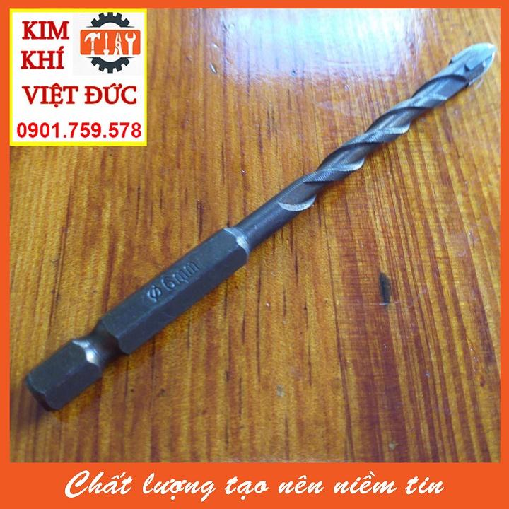 Mũi khoan ĐA NĂNG chuôi lục giác phi 6