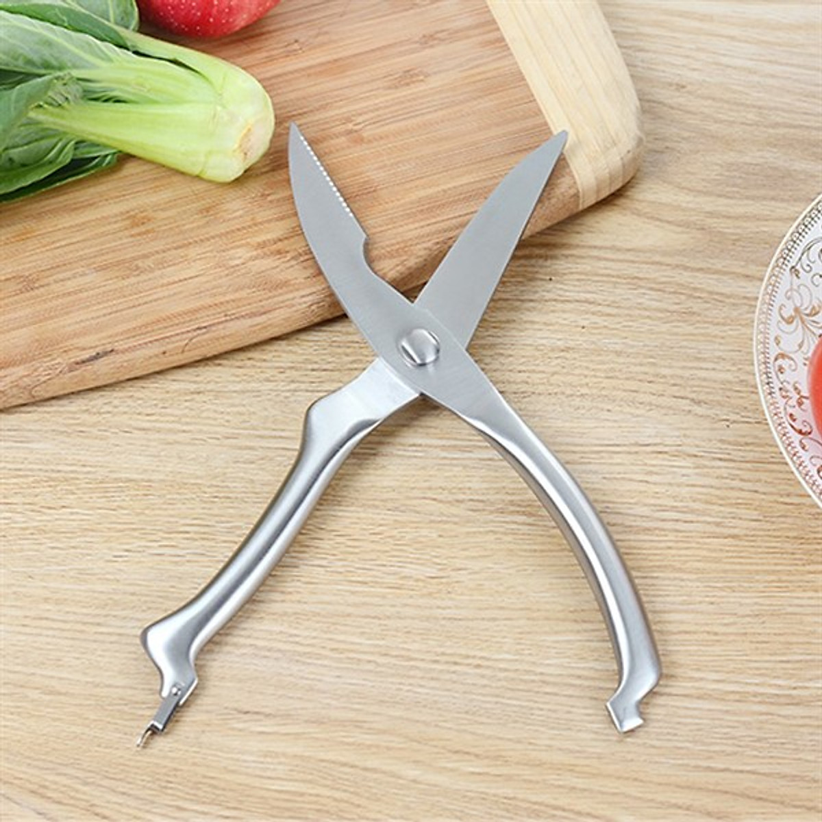 Kéo cắt thịt gà inox cao cấp