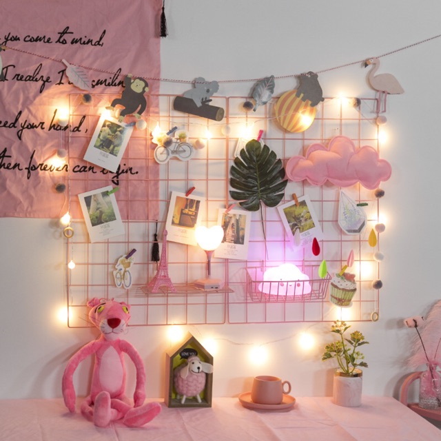 Dây Đèn Led Trang Trí Dài 3M Gồm 30 Đom Đóm(Tặng Kèm Pin)