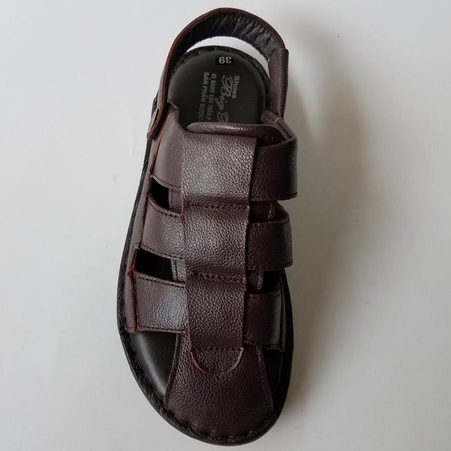 [HCM]Giày Sandal Nam Bít Mũi BIGBEN Da Bò Thật Cao Cấp