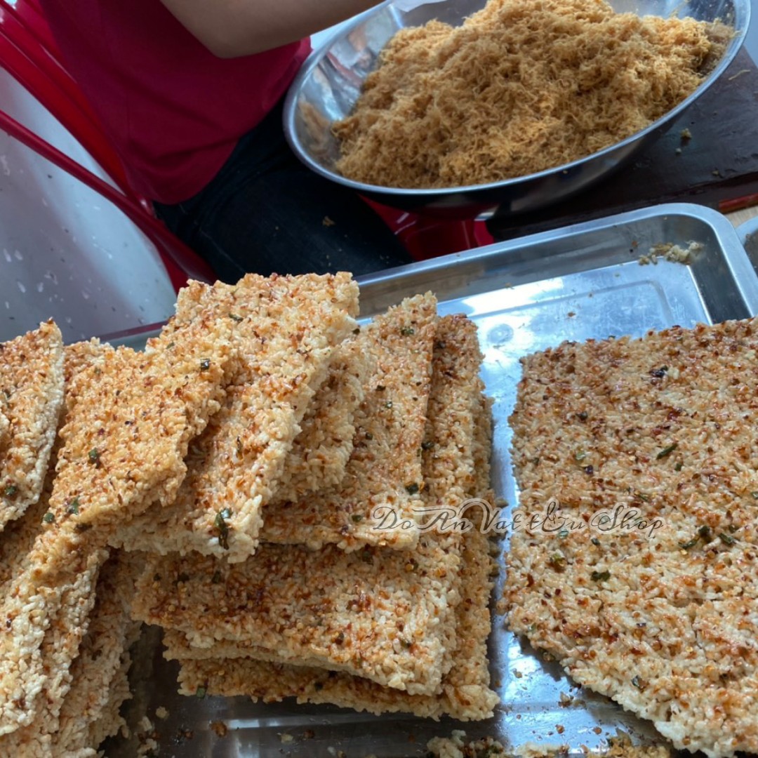 [HCM]1kg - Cơm Cháy Siêu Chà Bông - Loại Cay