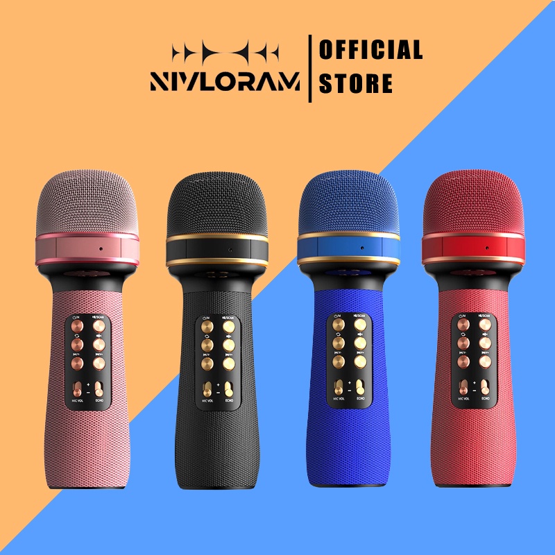 Micro không dây hát Karaoke kèm Loa Bluetooth WS-898
