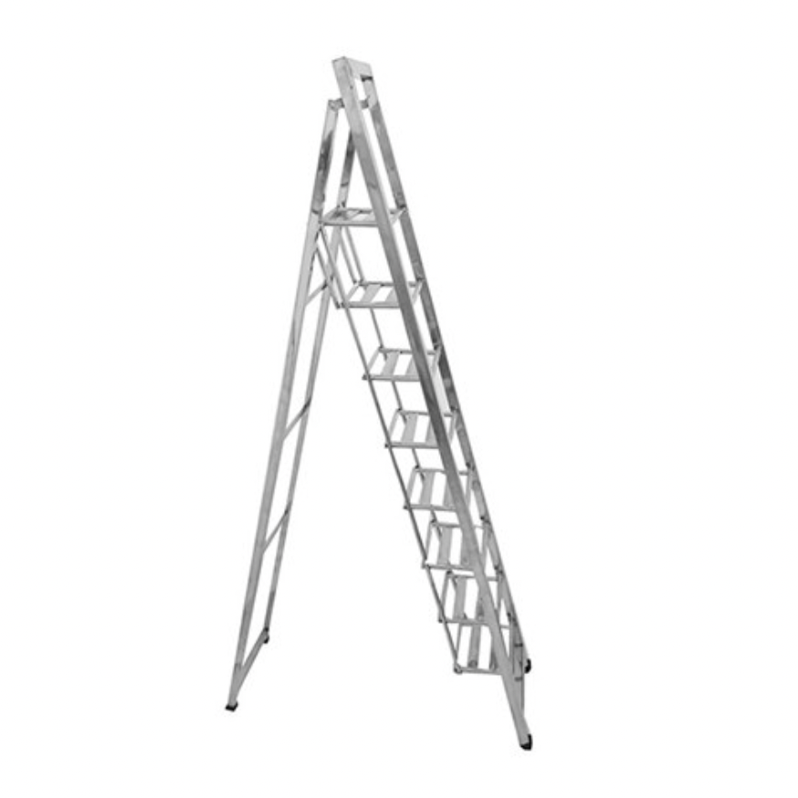 Thang Xếp Vuông INOX Chữ A (dùng để thắp hương, leo cao)