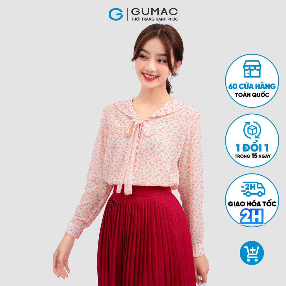 Áo kiểu bâu thủy thủ thời trang GUMAC LA1104