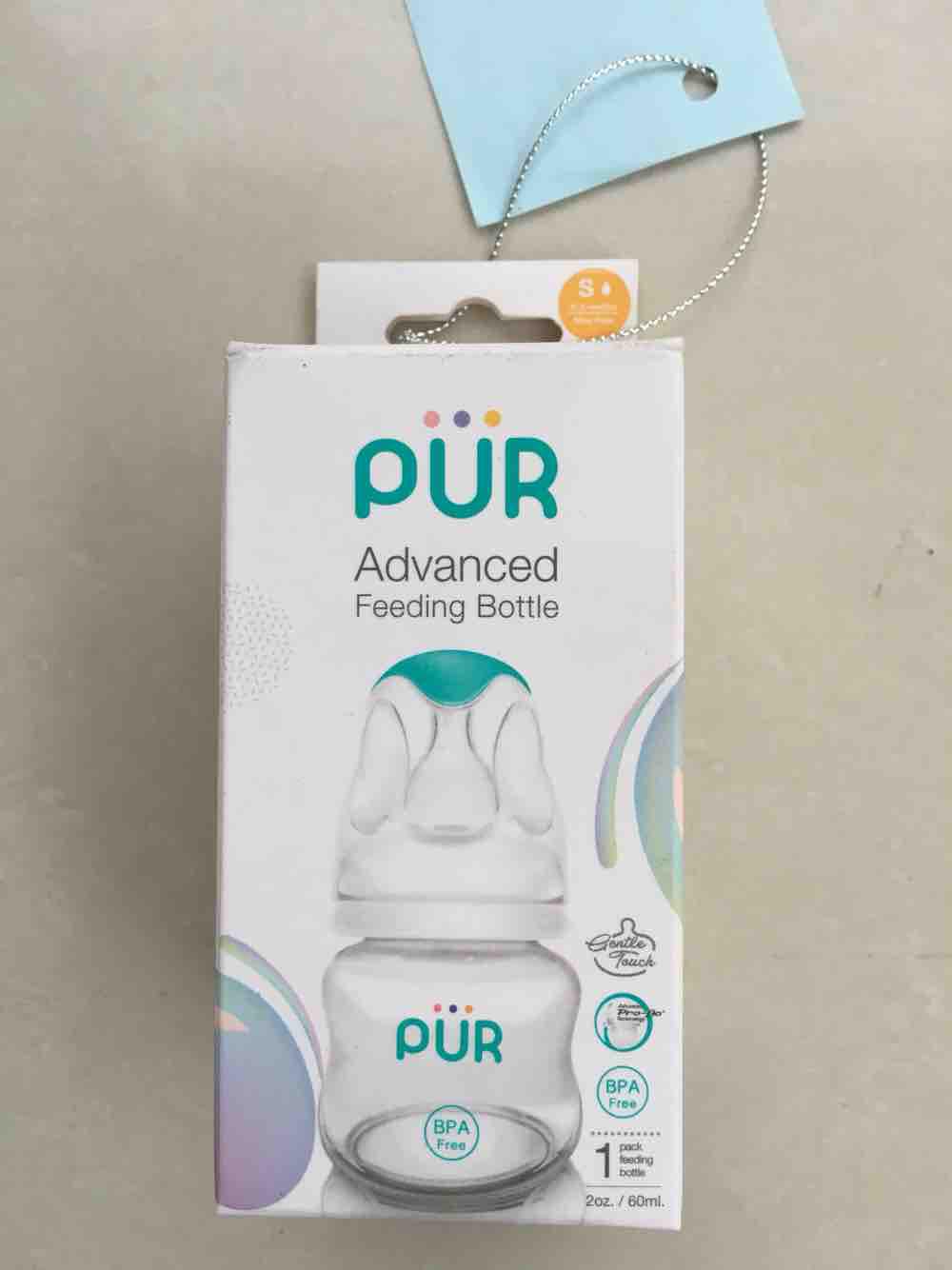 Bình sữa Pur Advanced cổ thường 60ml 125ml 250ml