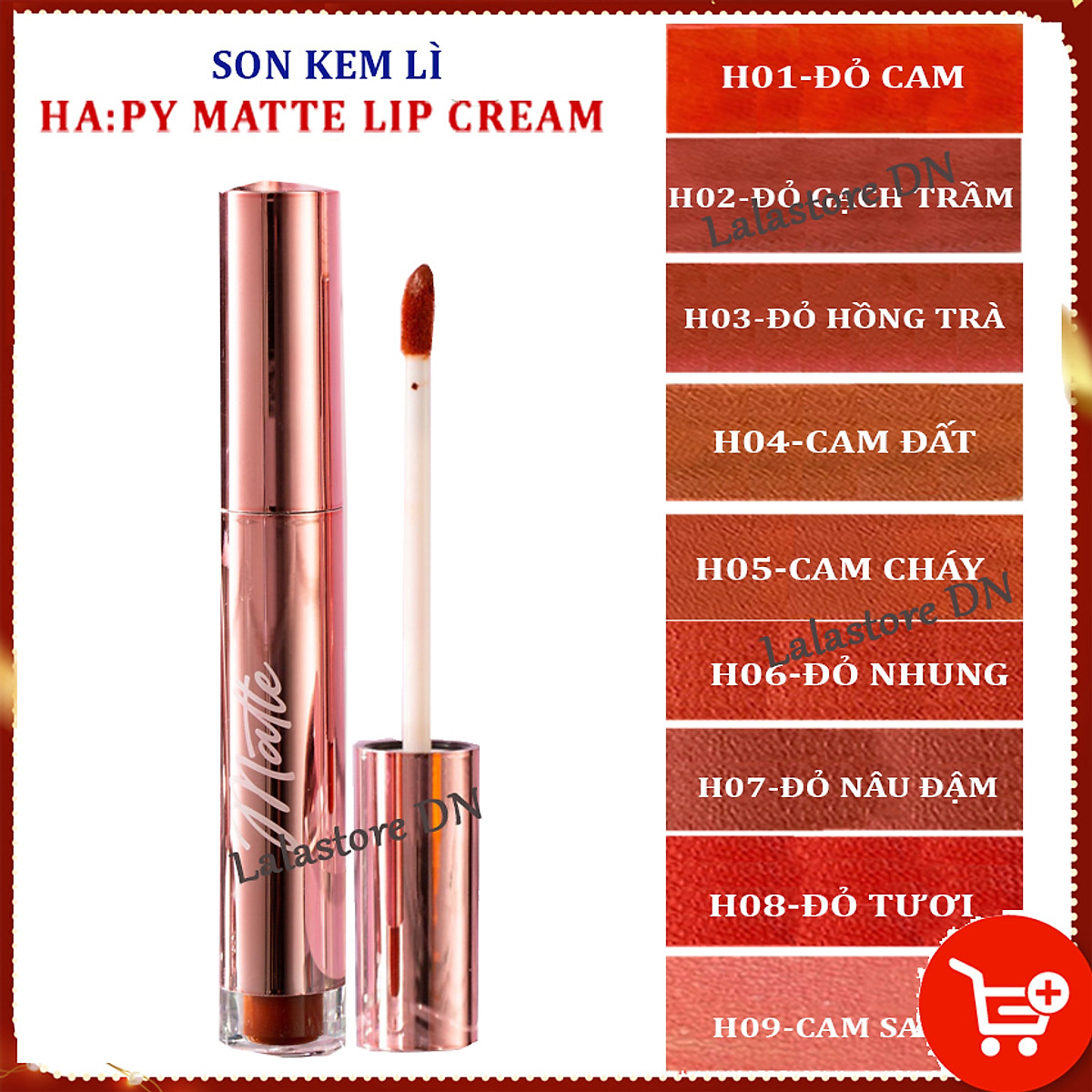 Son Hapy CHÍNH HÃNG Siêu Lì Bền Màu 12h