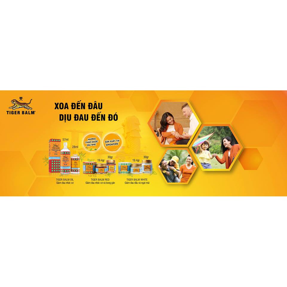 Cù là dầu cao con hổ Tiger Balm các loại