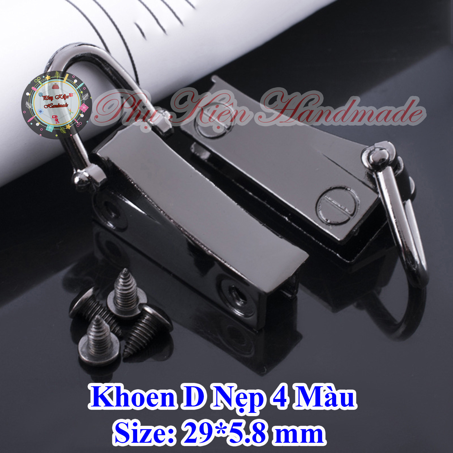 Khoen D Nẹp 4 màu (30k/cặp)