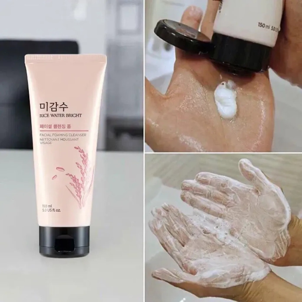(Quà tặng) Combo Làm Sạch Da THE FACE SHOP (sữa rửa mặt 100ml, 10 sample, 3 mask)