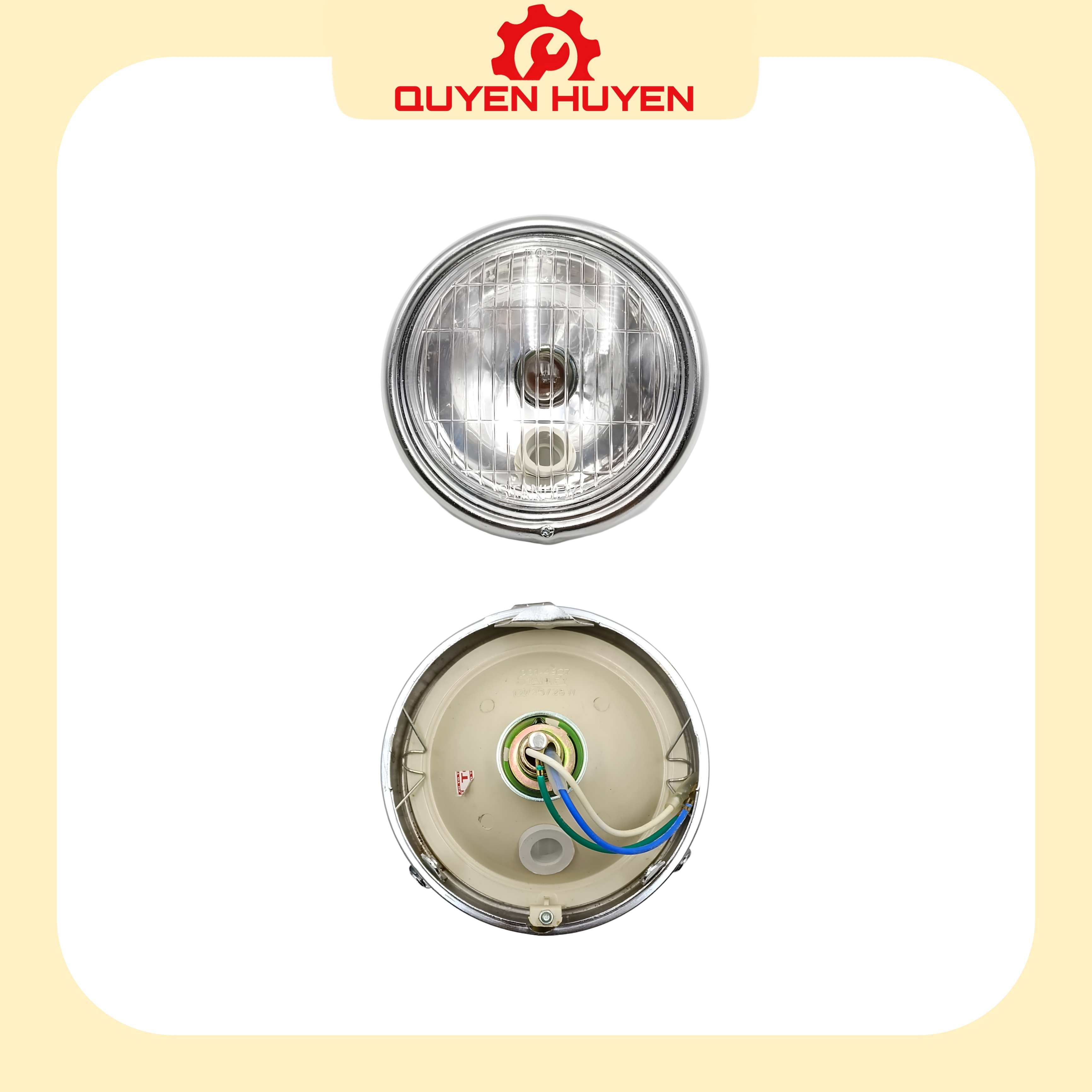 Bộ đèn pha xe Super cub 81 - Choá đèn xe máy Cub 81