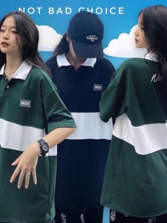 Aó polo phối ngang HN40