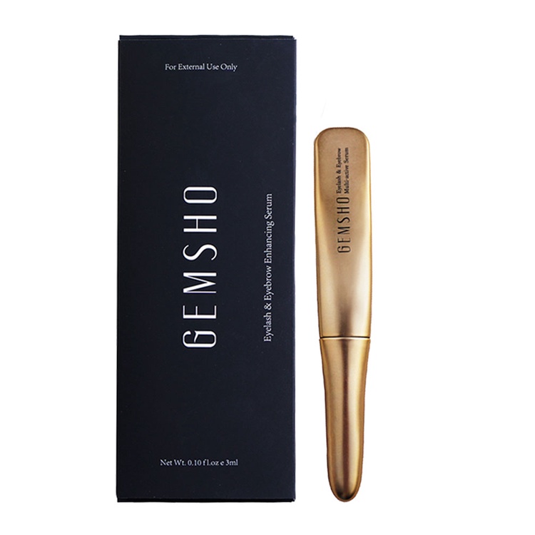 Serum dưỡng mi gemsho hộp đen eyelash & eyebrow 3ml