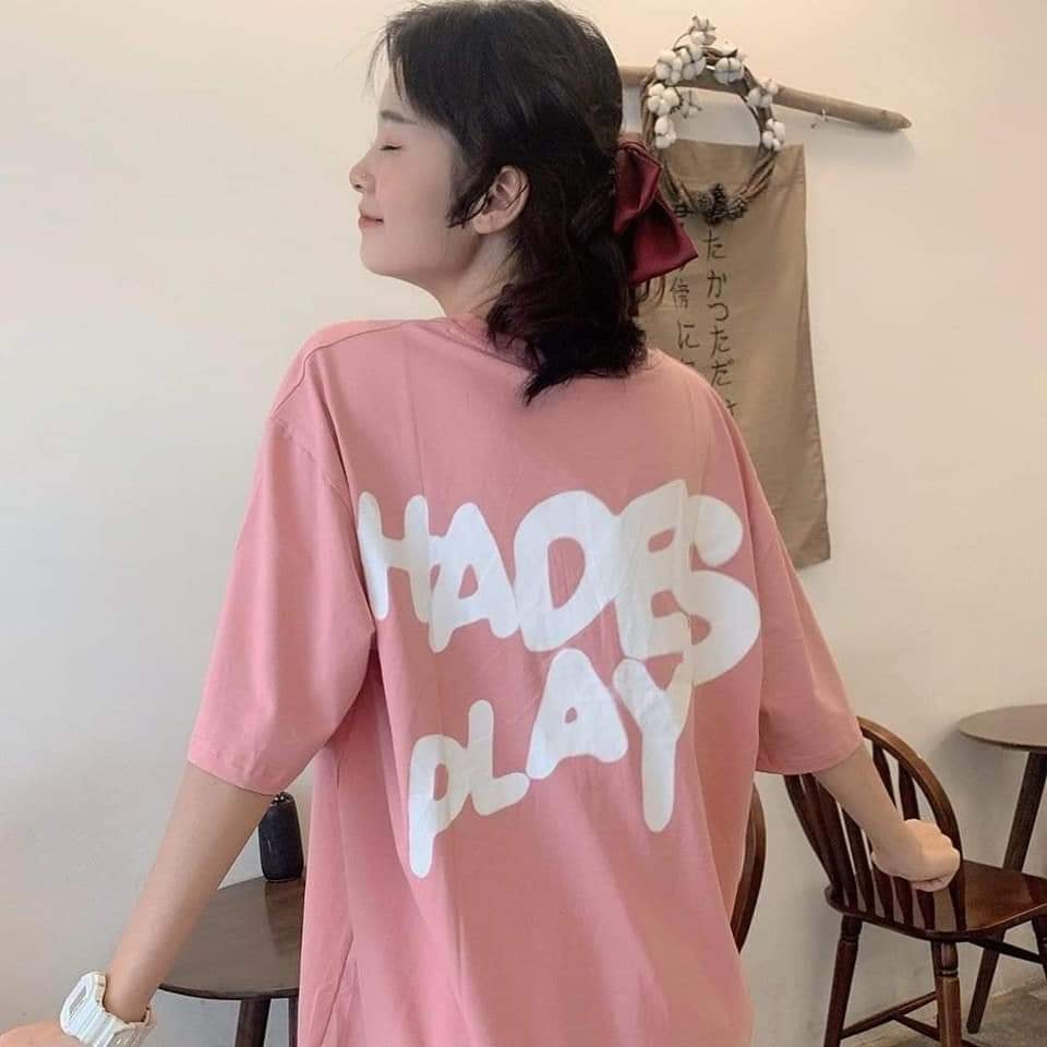 ÁO THUN HADES PLAY ĐEN / XÁM / HỒNG