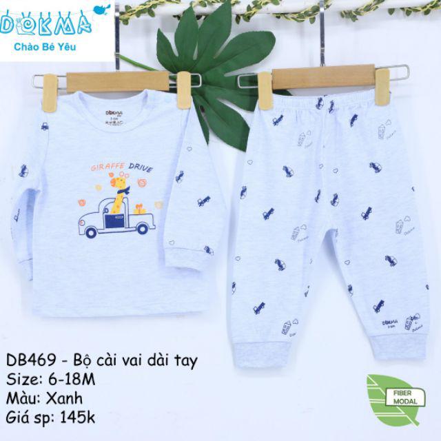 DOKMA BỘ DÀI TAY MỎNG CHO BÉ