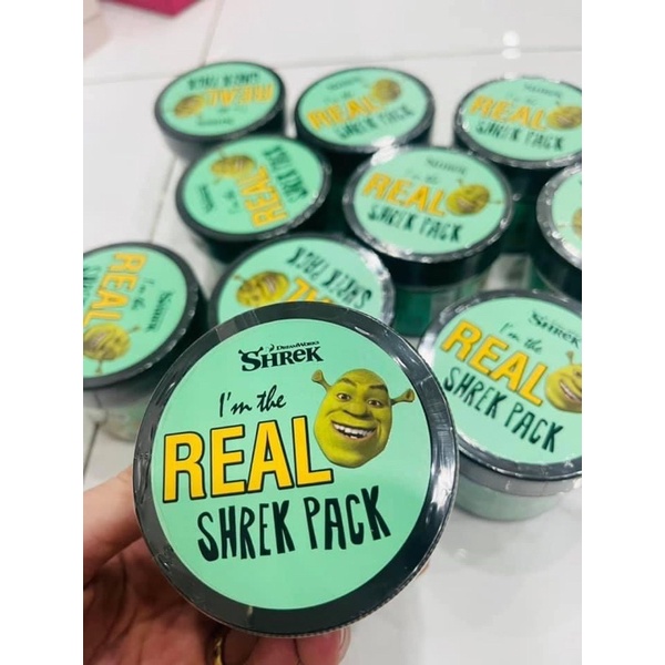 [Nhập RAISINGSTAR18, giảm 30k cho đơn 99k]( Mẫu mới) MẶT NẠ mask đất sét Im The Real Shrek pack 110G