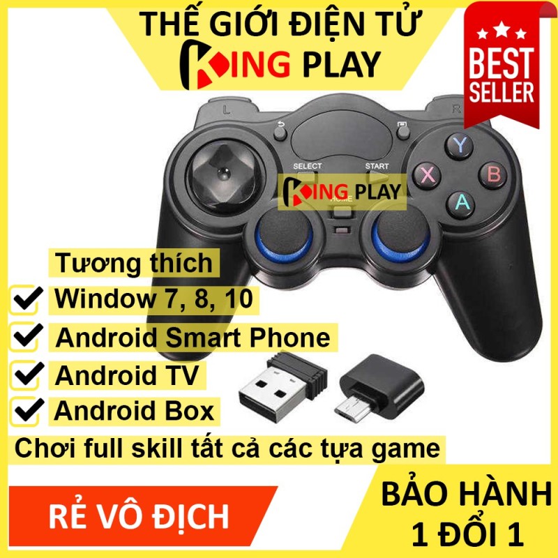Tay Cầm Chơi Game Không Dây 850M Dành Cho PC/ Laptop / Điện Thoại / Tv Android / Tv Box - Tay Cầm Chơi Game Không Dây Usb Bluetooth 2.4G