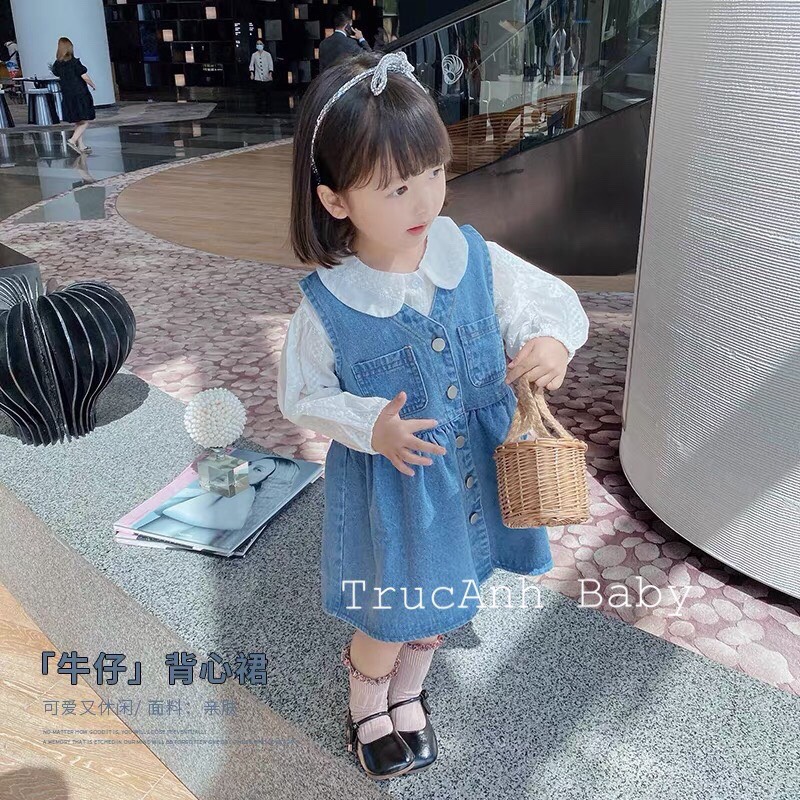 Đầm jean bé gái 8-22kg