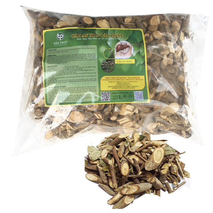 Cây an xoa sấy khô 1kg, Cây an xoa hoa tím khô hỗ trợ bệnh viêm gan B, Ung thư gan, Giải độc cơ thể - Dược Tấn Phát