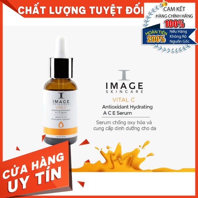 HÀNG CÔNG TY - Serum Chống Oxy Hóa Và Cung Cấp Dinh Dưỡng Cho Da Image Skincare VITAL C Hydrating Antioxidant ACE 30ml