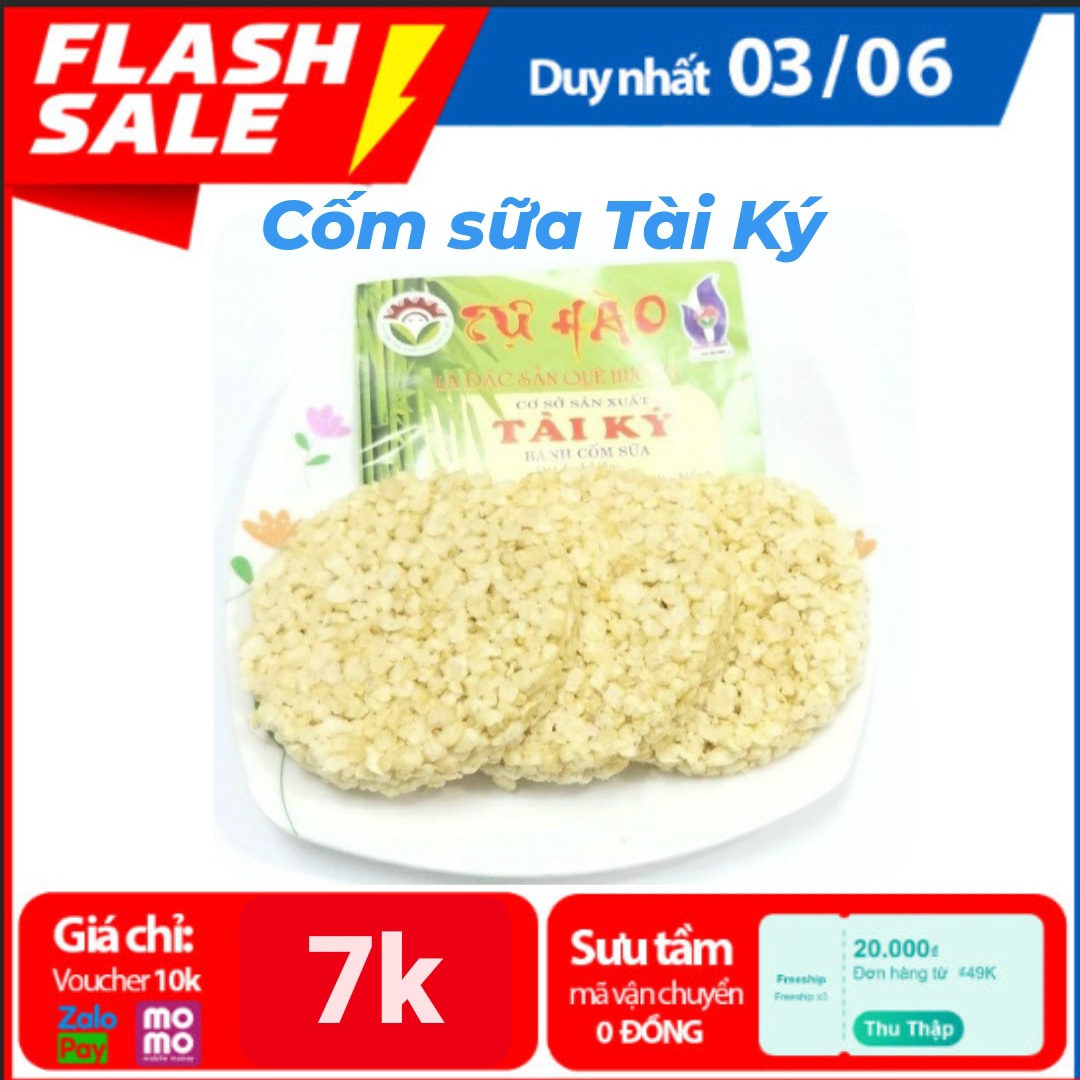 1 cây bánh cốm sữa tài ký siêu ngon