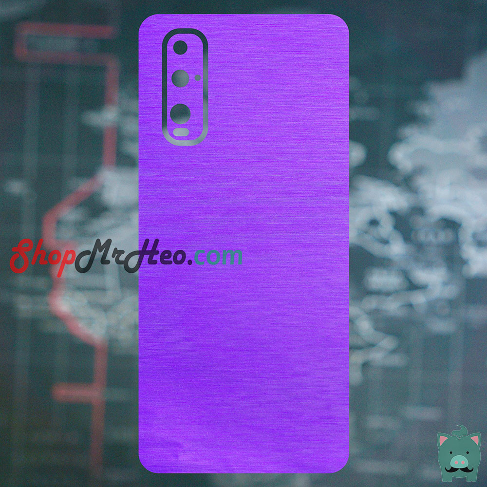 [HCM]Skin Dán Mặt Sau Lưng Vân Nhôm OPPO Find X2 - Find X2 Pro