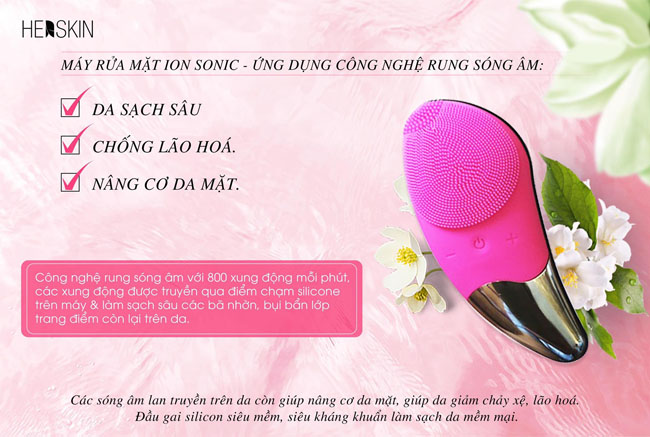 [HCM][BH 1 đổi 1] Máy Rửa Mặt AIKEDILI SONIC FACIAL CLEANSING STANDARD