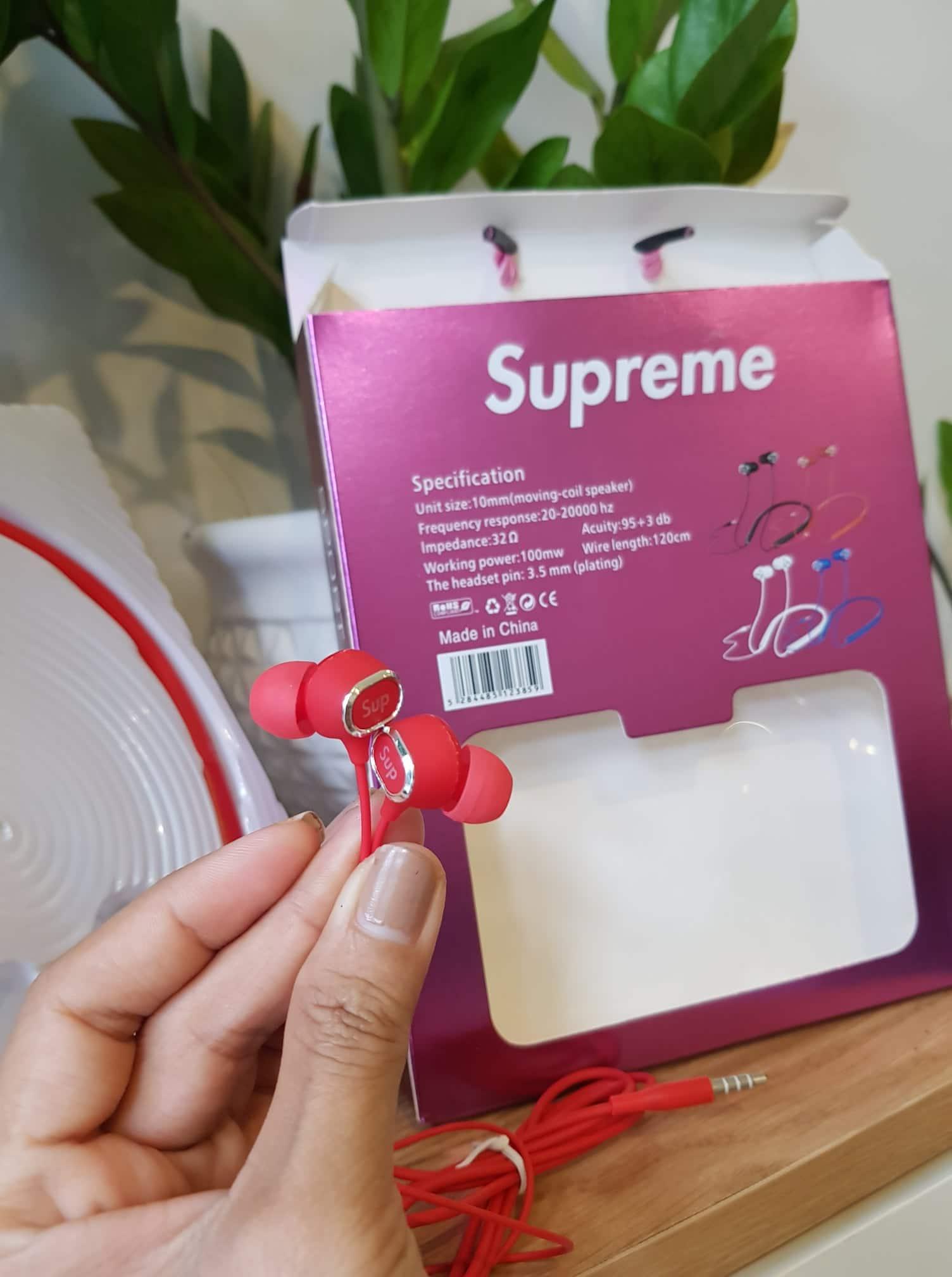 [HCM]TAI NGHE THỂ THAO SUPREME N5 CÓ DÂY