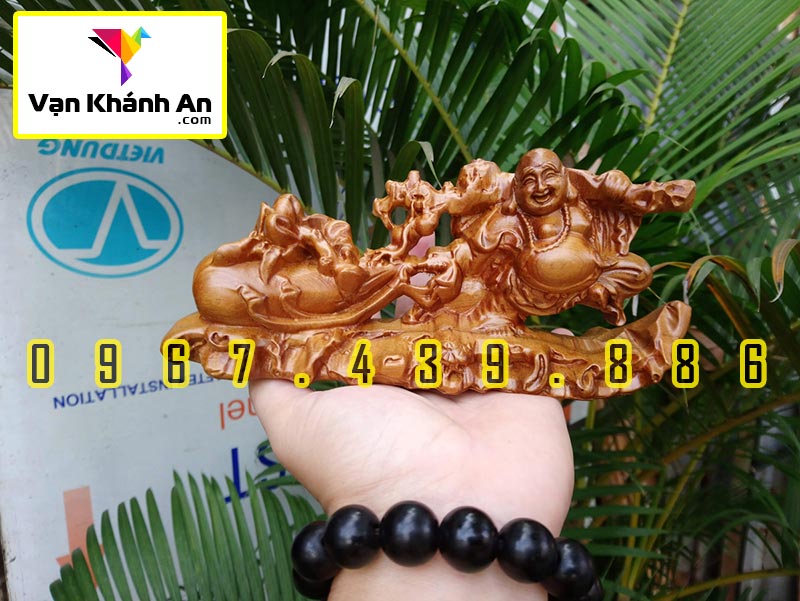Tượng Phật gỗ để xe ô tô gỗ bách xanh - Tượng Phật Để Xe - Tượng Để Taplo Xe - Tượng Để Xe Ô tô - Pháp Duyên Shop