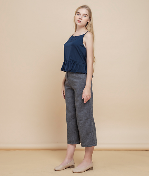 Áo hai dây thiết kế Callia String Blue cổ V