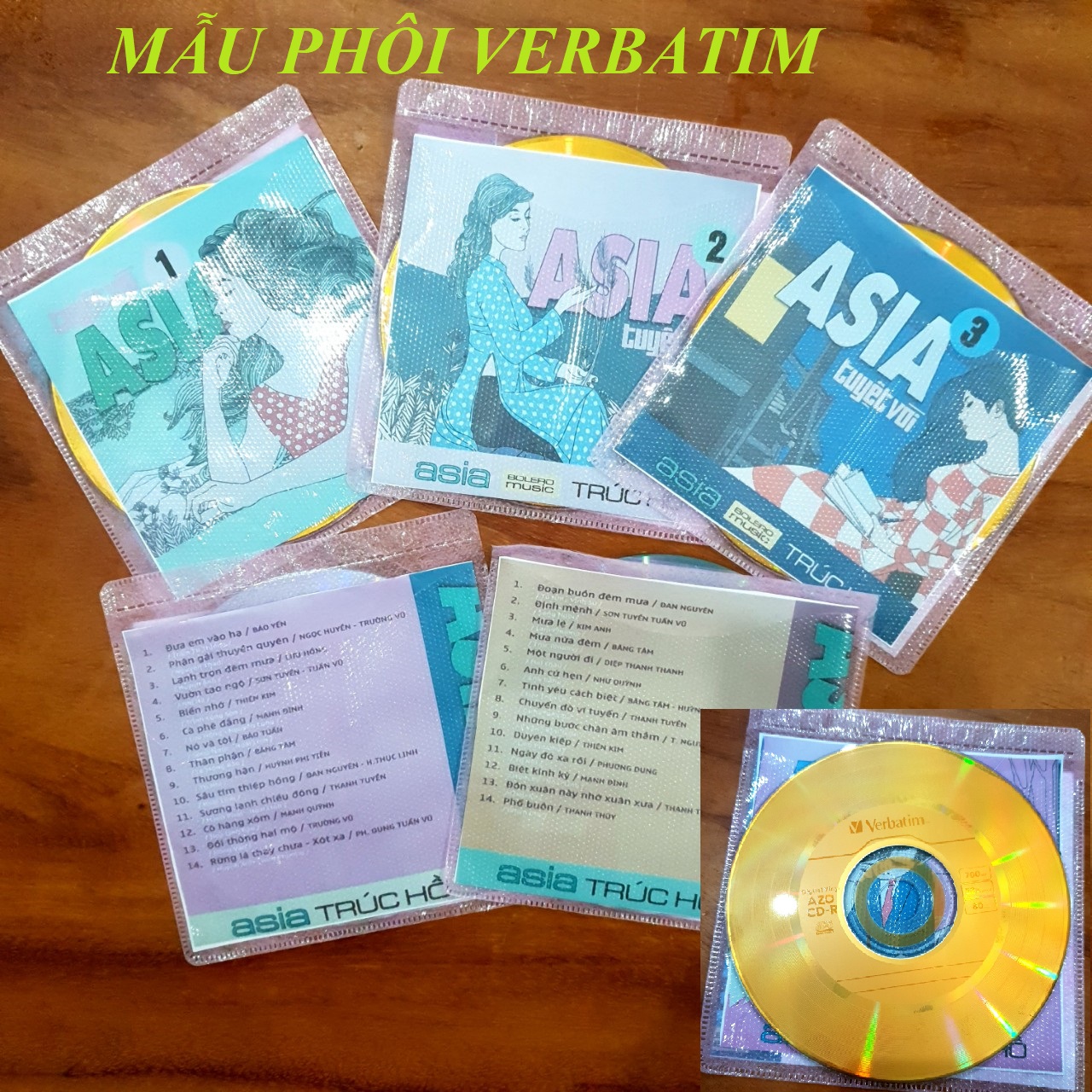 [MDCD] Bộ 4 Đĩa CD Nhạc Trịnh Công Sơn Vol 5678