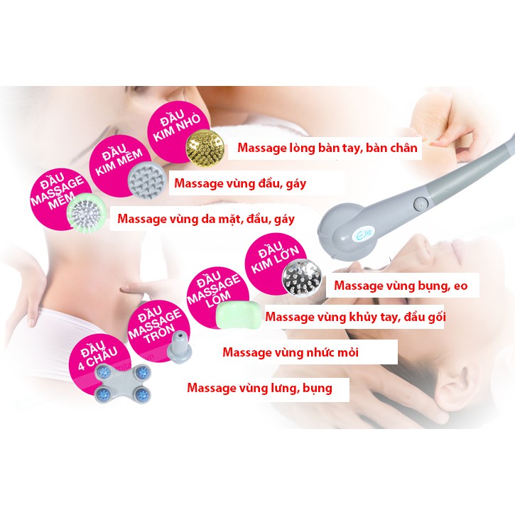 Máy Massage Cầm Tay 7 Đầu KING MASSAGER