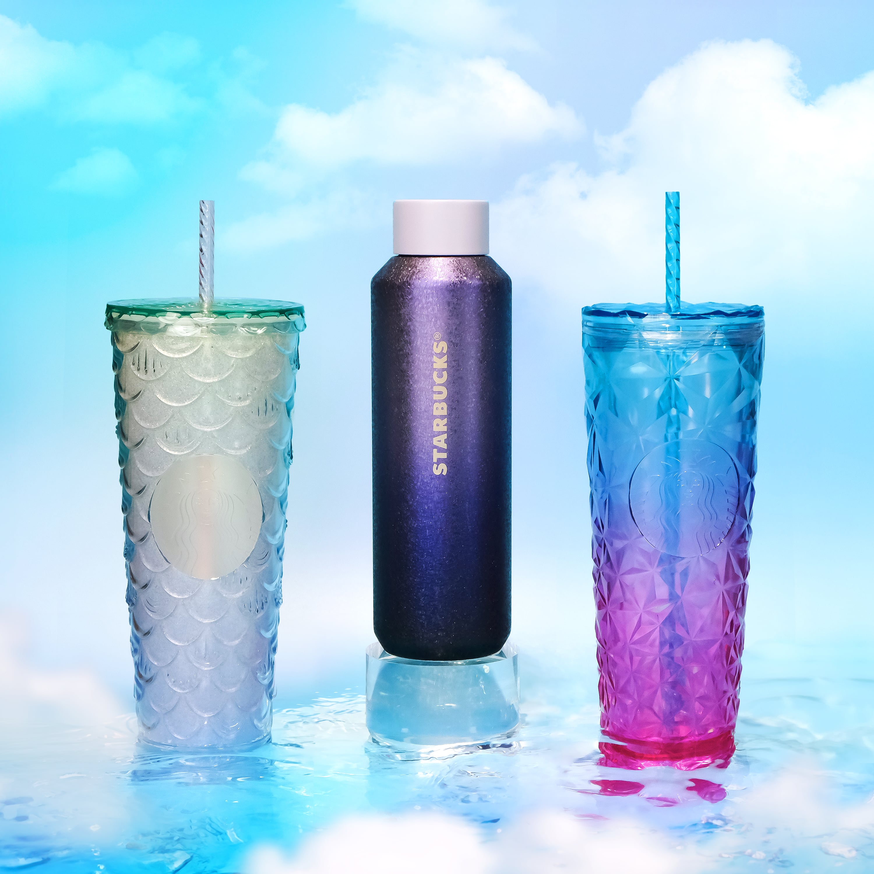 Ly Starbucks Cold Cup 24Oz (710ml) Sophia