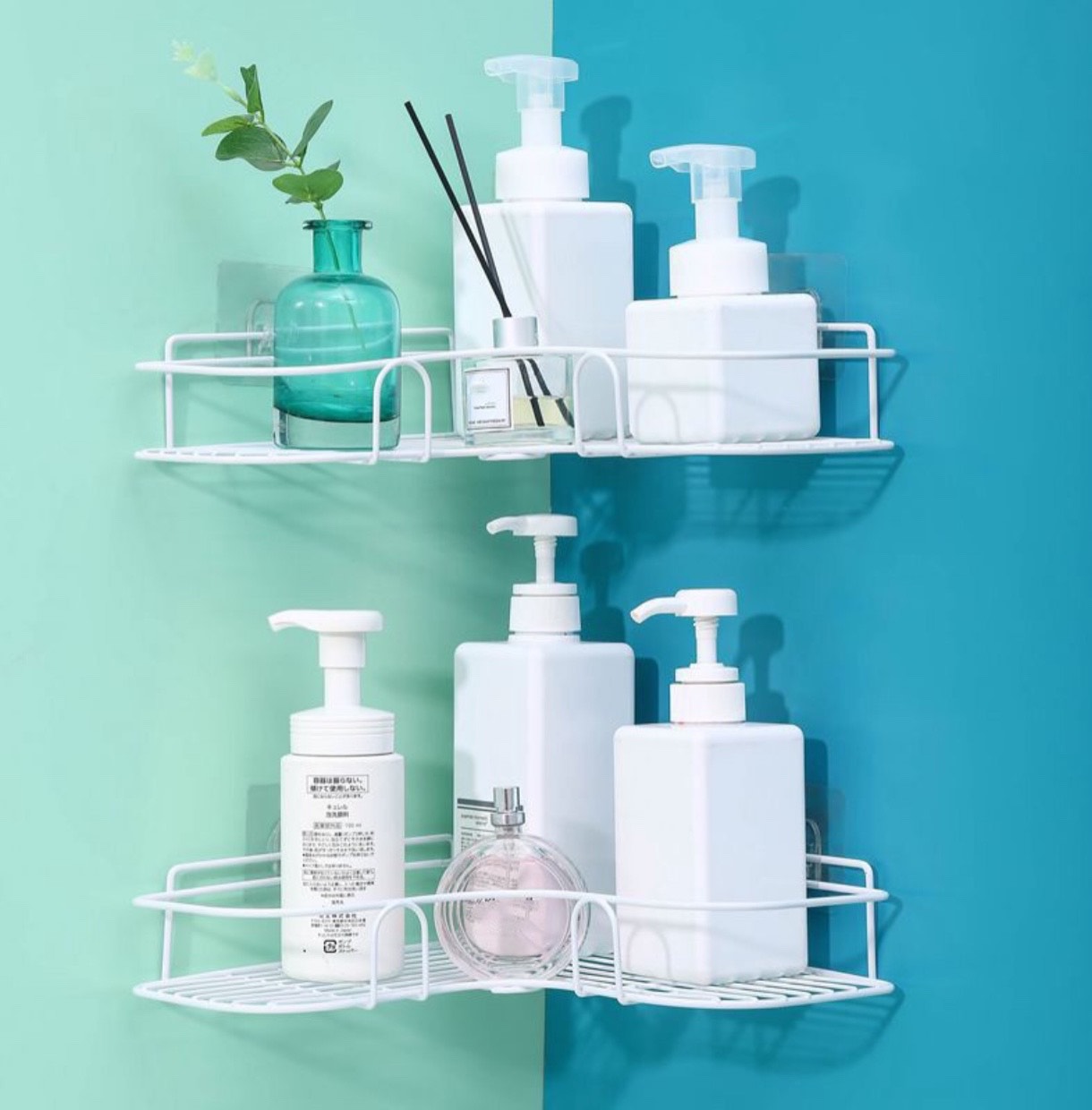[HCM]KỆ GÓC INOX KHÔNG GỈ ĐỰNG ĐỒ DÙNG NHÀ TẮM NHÀ BẾP DÁN TƯỜNG SIÊU CHẮC CHỊU LỰC ĐẾN 20KG - KỆ PHÒNG TẮM ĐỰNG XÀ PHÒNG BÔNG TẮM TIỆN DỤNG CỰC BỀN ĐẸP