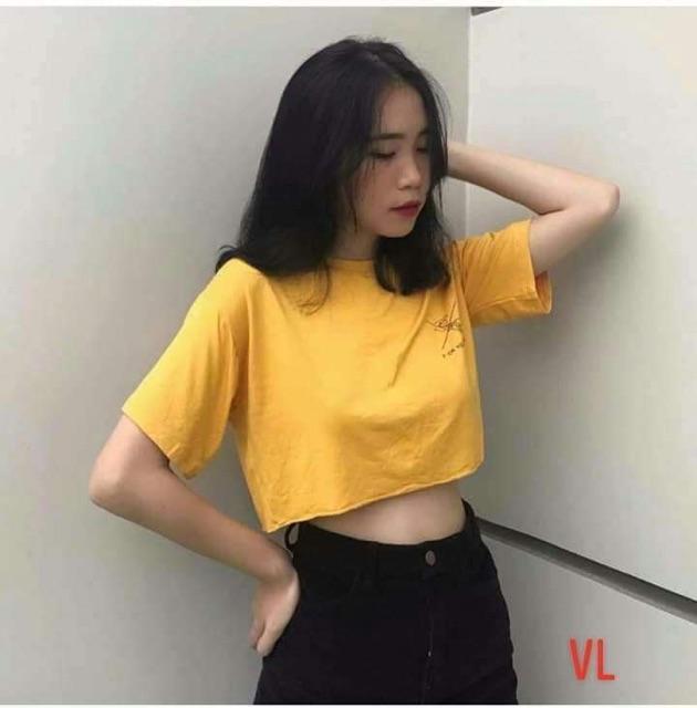 Áo croptop your chữ ngực bla0719