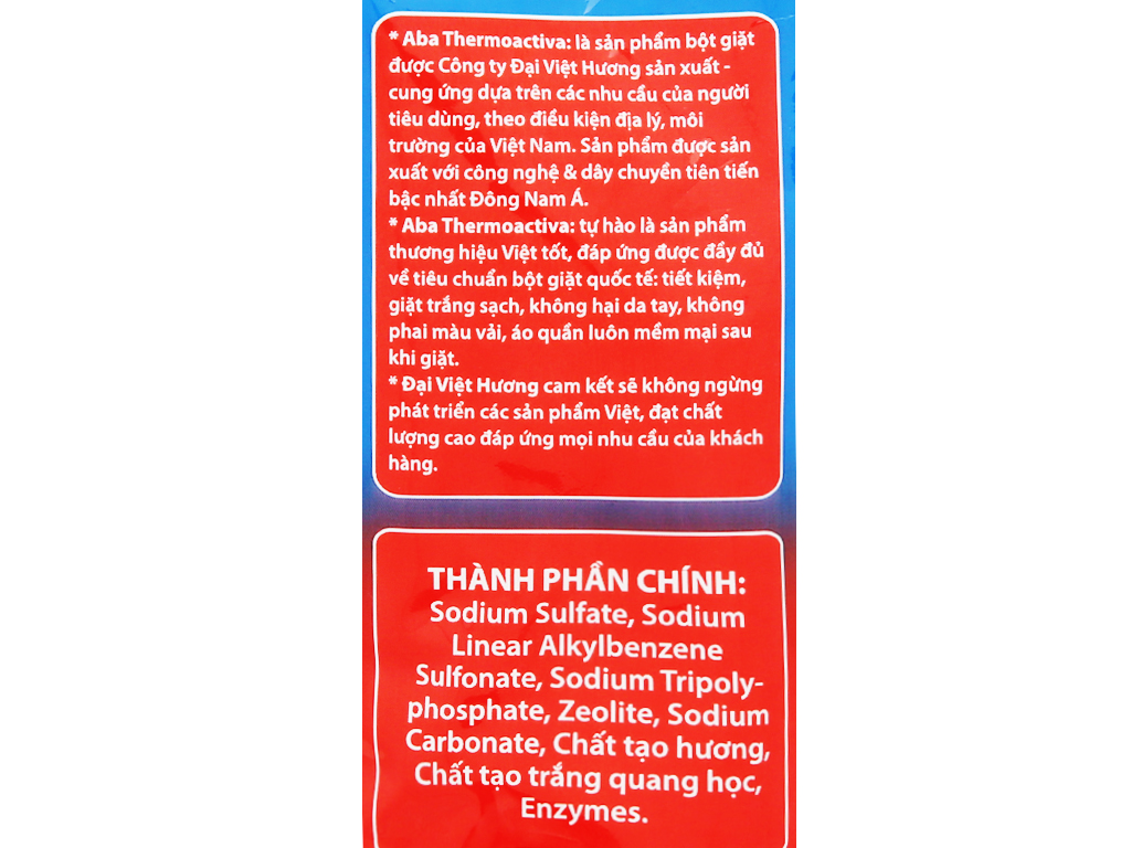 [HCM] Bột Giặt Nhiệt Aba 5,7Kg Sạch Tinh Tươm