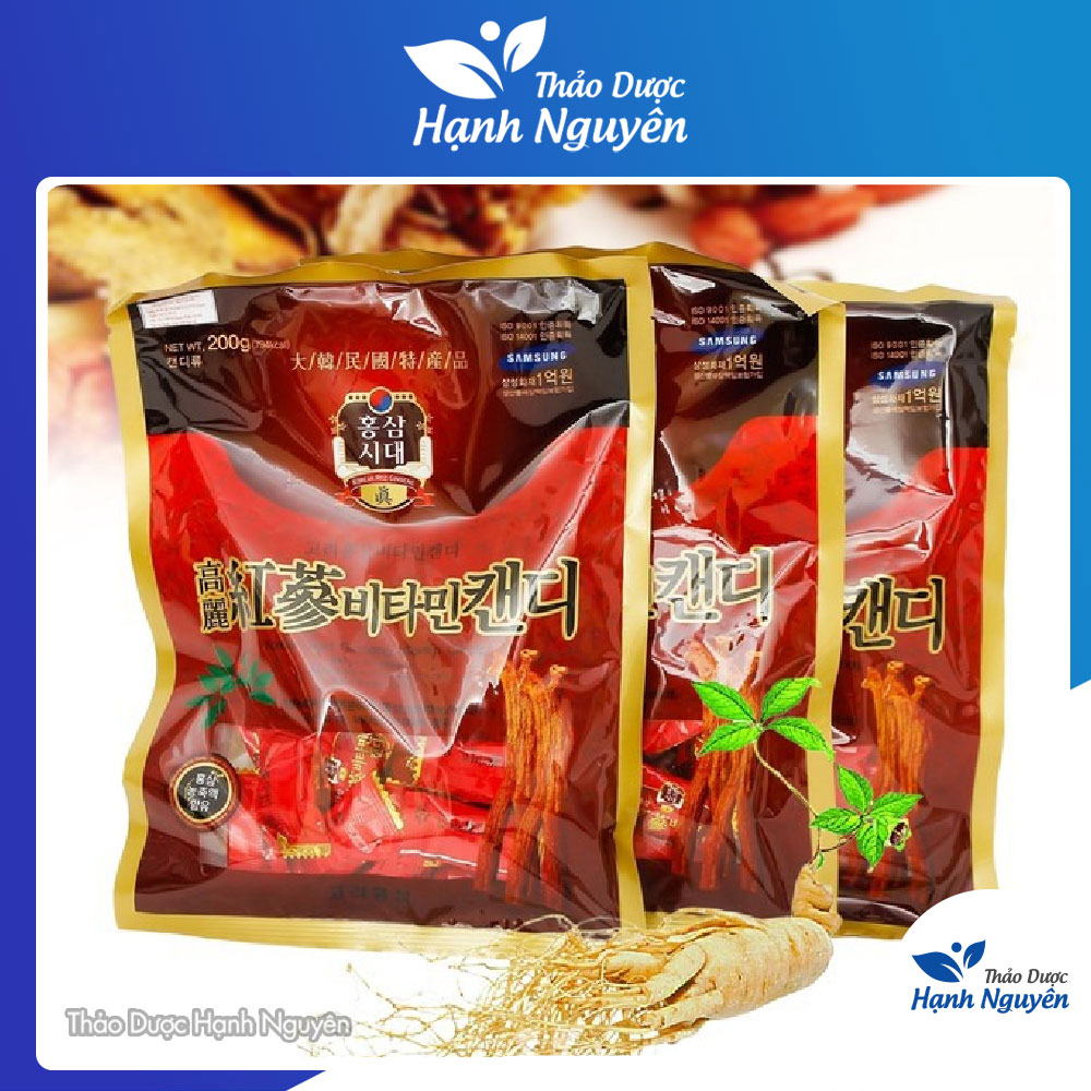 Kẹo sâm Hàn Quốc (hồng sâm, sâm đen,sâm không đường) - Thảo Dược Hạnh Nguyên