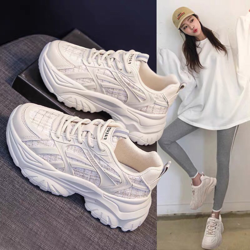 GIẦY THỂ THAO ĐỘN ĐẾ DẠ KIM TUYẾN SHIME