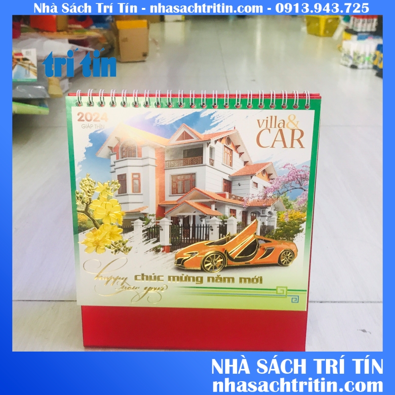 Lịch để bàn 2024 chữ A