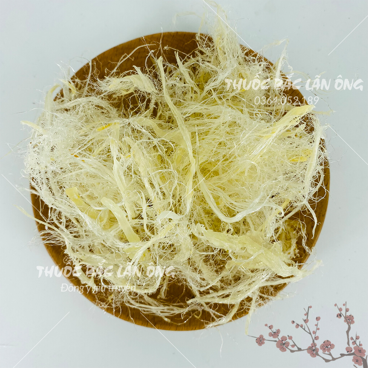 Vi cá mập nguyên cước 100g (Dạng sợi, dùng nấu súp, hầm canh dinh dưỡng, chế biến tiện lợi) - Thuốc bắc lãn ông
