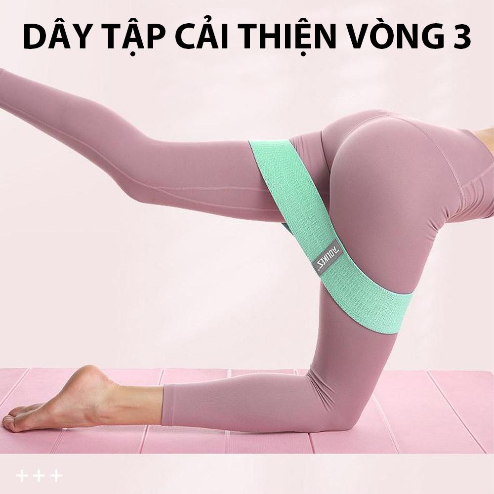 Dây Kháng Lực MiniBand Tập Mông Aolikes 3604 (3 cấp độ)