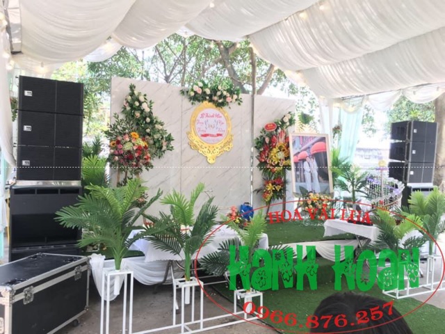 Cây dừa cao 1m trang trí - Cây giả