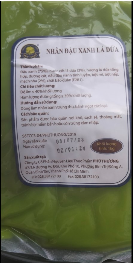 Nhân Trung Thu Phú Thương gói 1kg