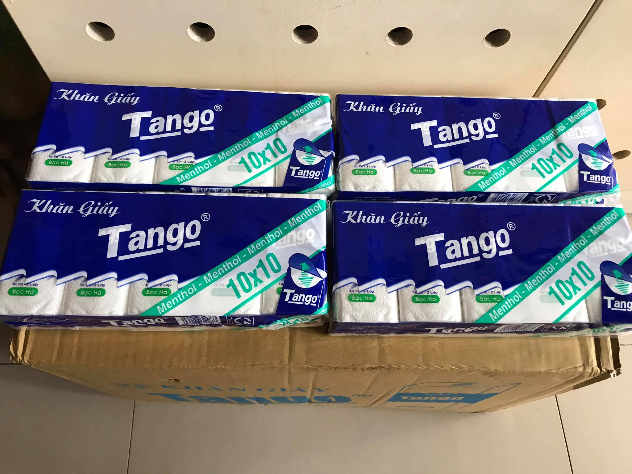 [HCM]Thùng khăn giấy bỏ túi Tango (30 gói)