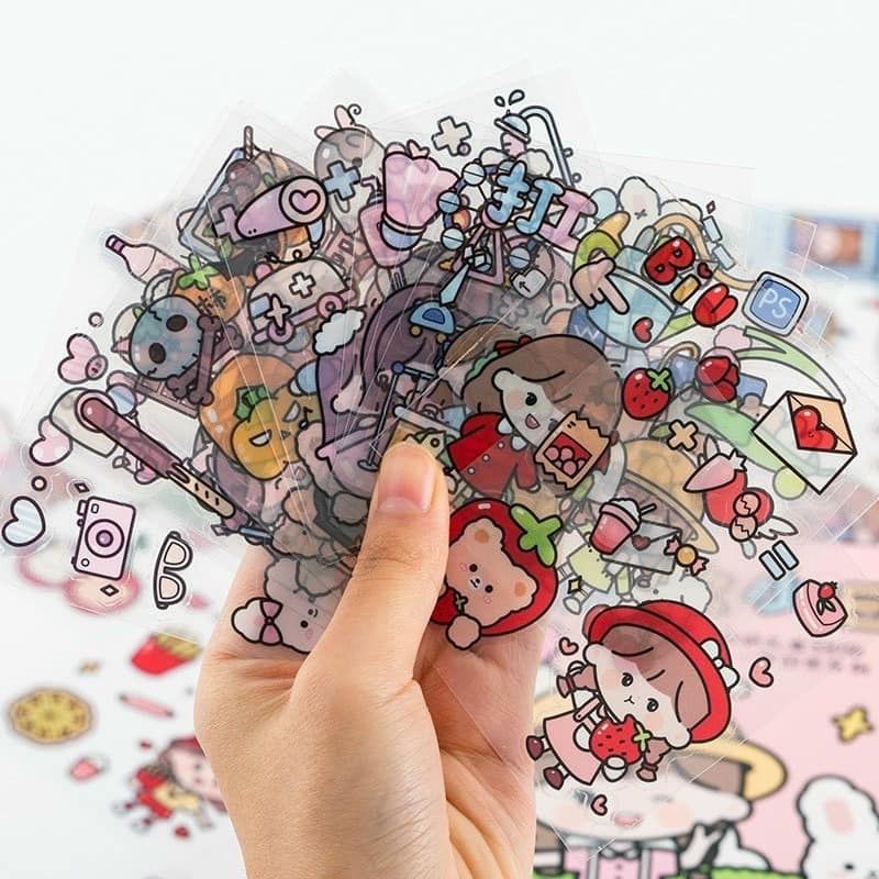 Bộ miếng dán sticker 1000 Miếng Dán Hãng TELADO HOVIMO D4.010.HO