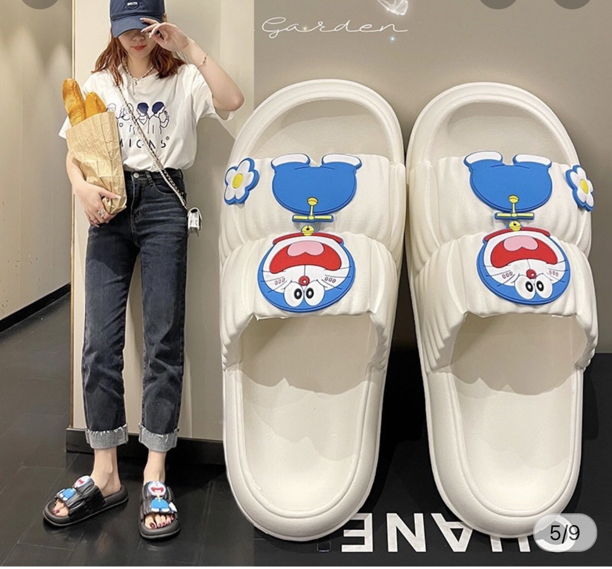 DÉP BÁNH MÌ CHAO HÌNH DOREMON SIÊU CUTE