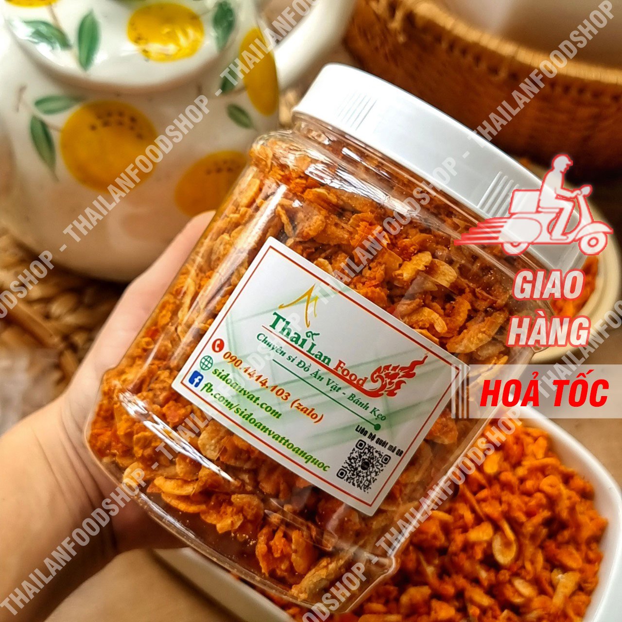 Muối Ruốc Tôm (Ruốc Sấy Muối Tôm) Tây Ninh - Hộp 350gr