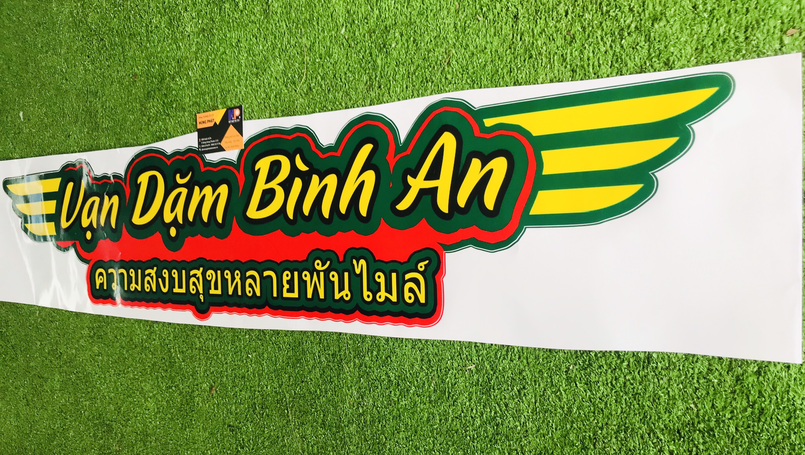 Tem Xe Tải Vạn Dặm Bình An Kiểu Thái Độc Lạ