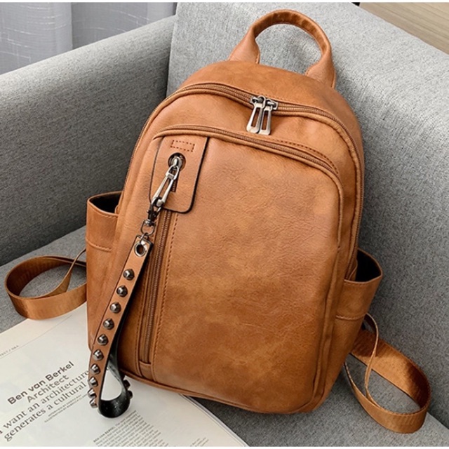 Balo Du Lịch Mini Đi Chơi Nữ Da Mềm_BL011