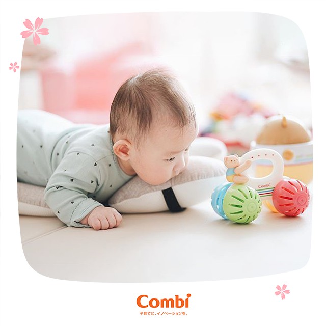 Xe đẩy đồ chơi gấu Combi