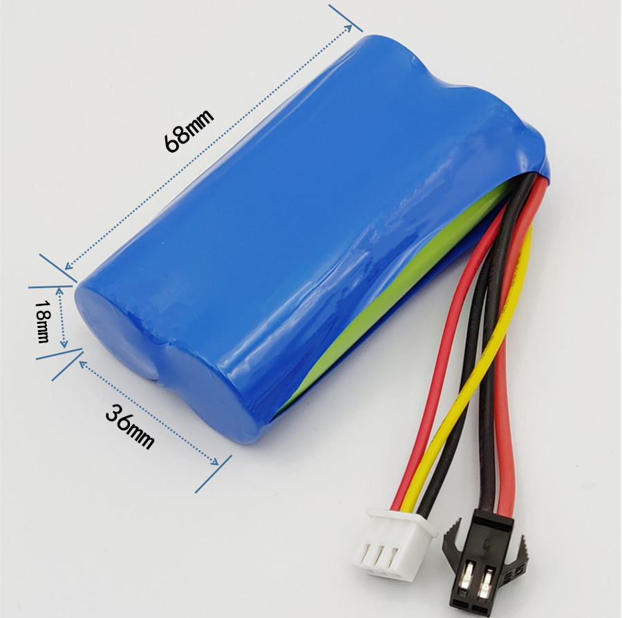PIN SẠC LITHIUM ION 18650 7,4V 1200MAH